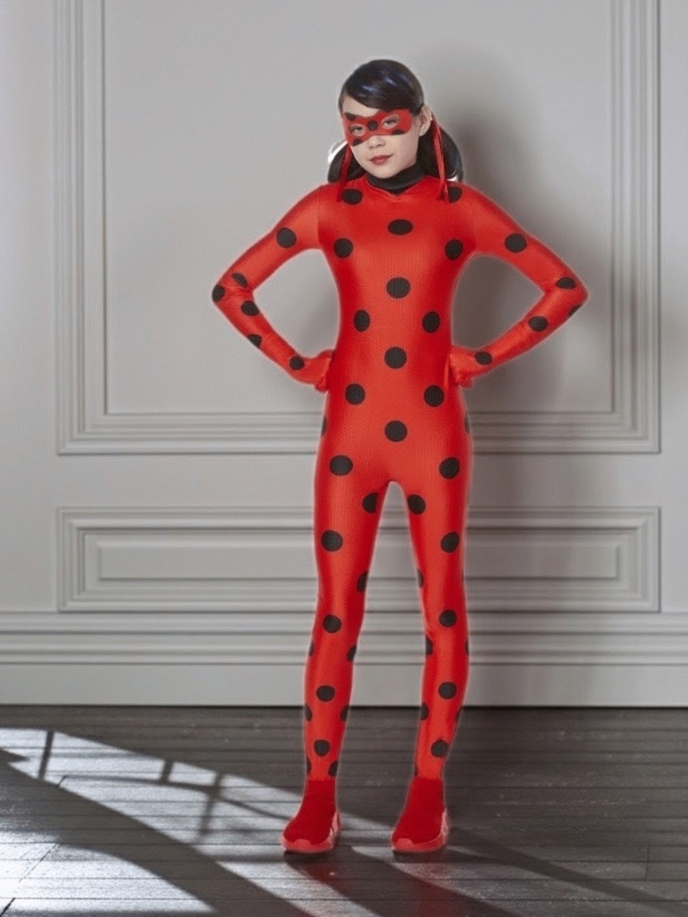 Inspirit Skin Care Miraculous Ladybug Girl's Dress Costume Halloween Sz XS (4-5)